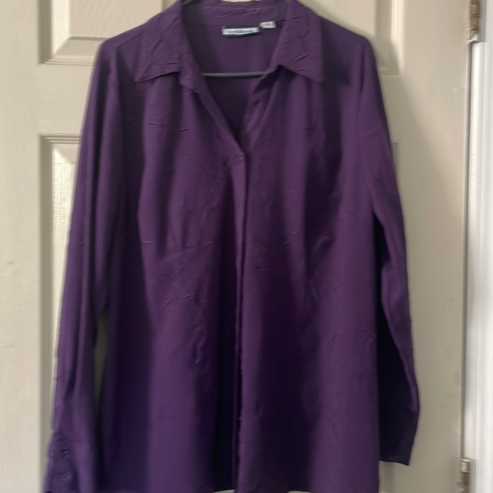 Purple Stretch Dress Shirt Croft & Barrow